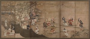 Merrymaking Under the Cherry Blossoms